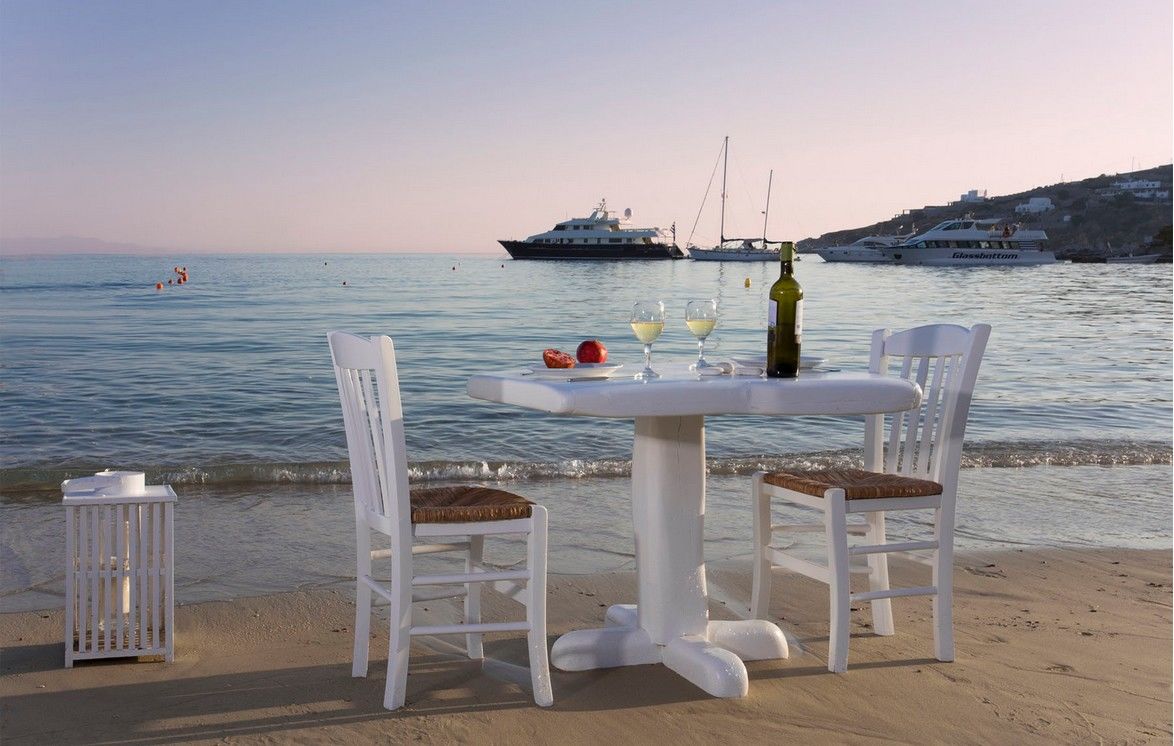 Mykonos Palace Beach Hotel Mykonos Town Exterior foto